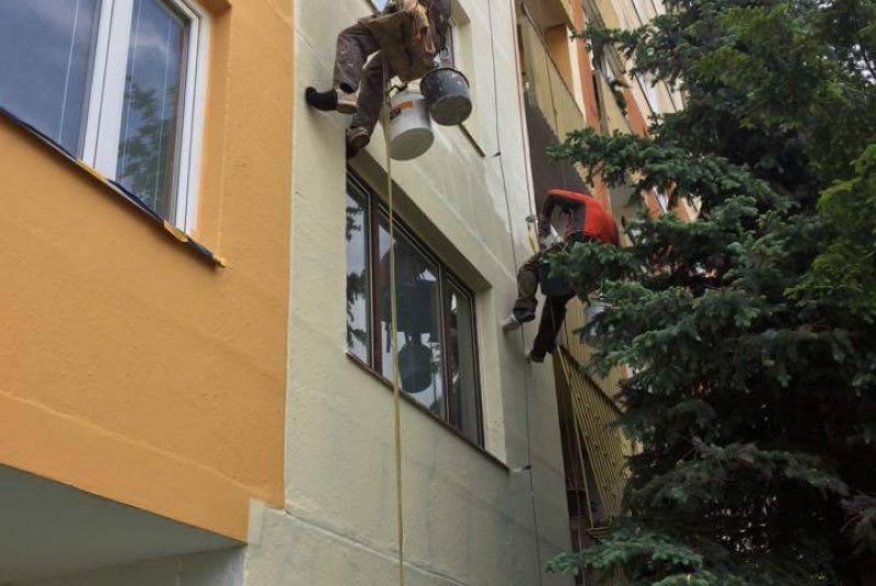 Obnova obvodového plášťa bytového domu, Košice Čordákova 5, 7 