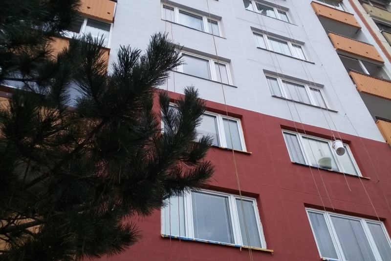 Obnova obvodového plášťa bytového domu, Košice, Čordákova 1, 3