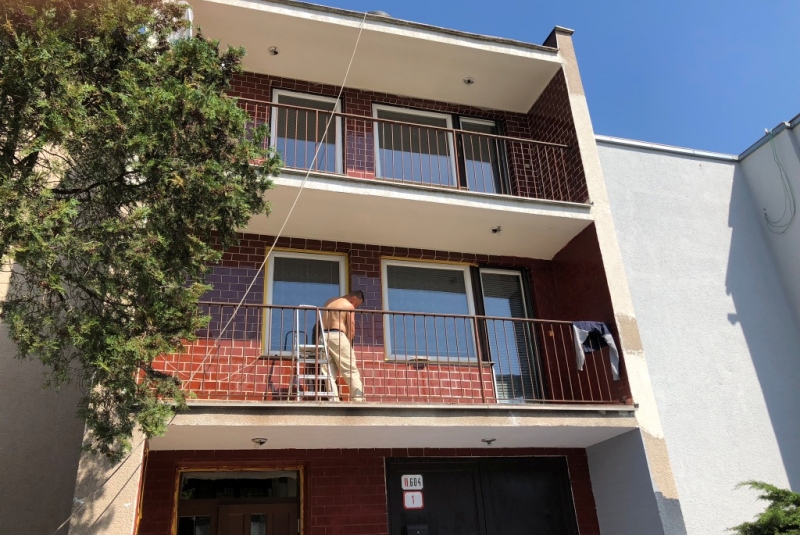 Obnova obvodové plášťa, Košice, Hodonínska 1