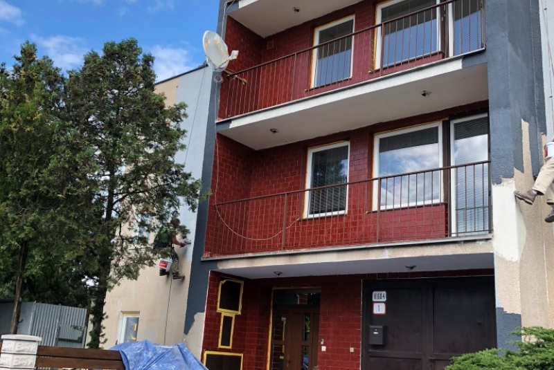 Obnova obvodové plášťa, Košice, Hodonínska 1