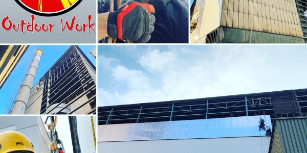 Odpláštenie a opláštenie Mlynica, CRH (Slovensko) a.s. závod Turňa nad Bodvou