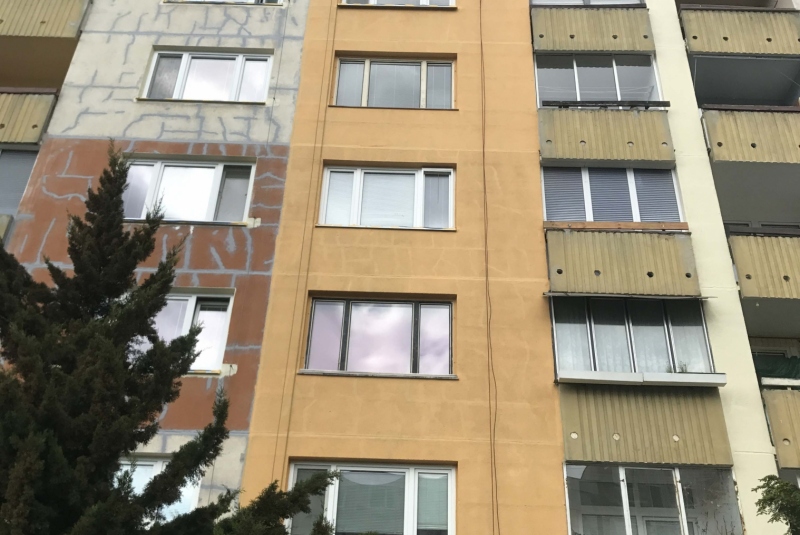 Obnova obvodového plášťa bytového domu, Košice Čordákova 5, 7 