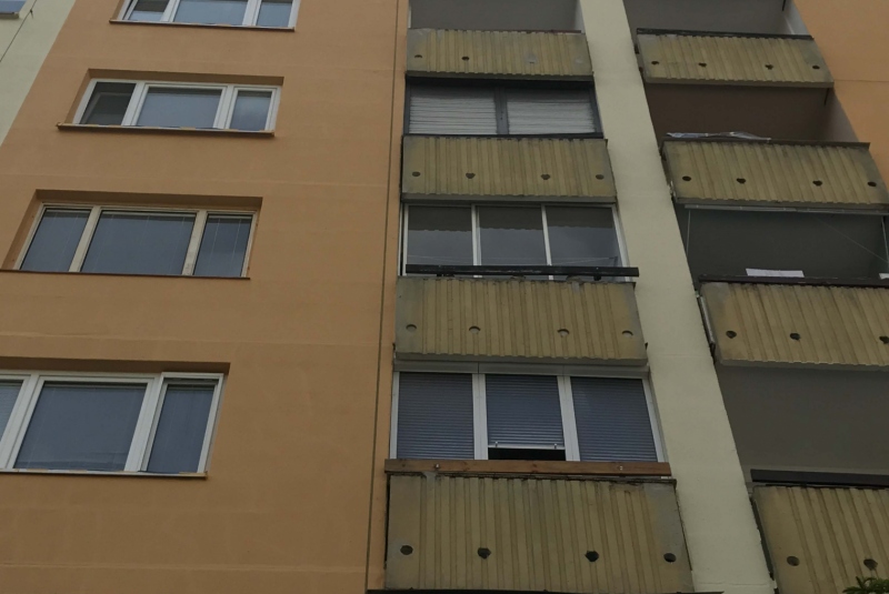 Obnova obvodového plášťa bytového domu, Košice Čordákova 5, 7 