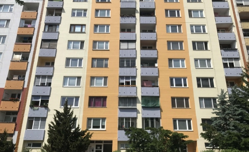 Obnova obvodového plášťa bytového domu, Košice Čordákova 5, 7 